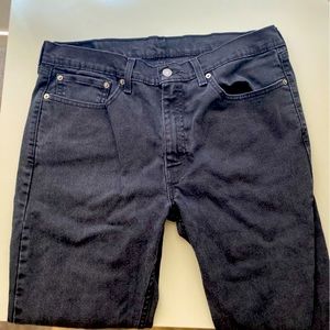 Men’s Levi’s 514 Black Jeans